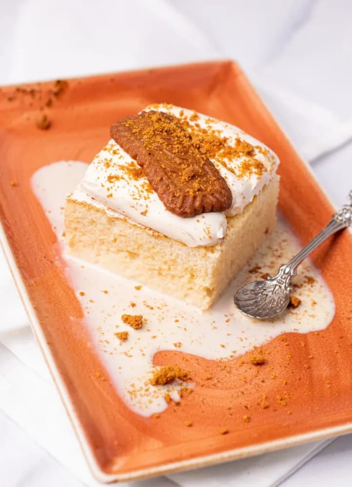 Lotus Biscoff Milk Cake